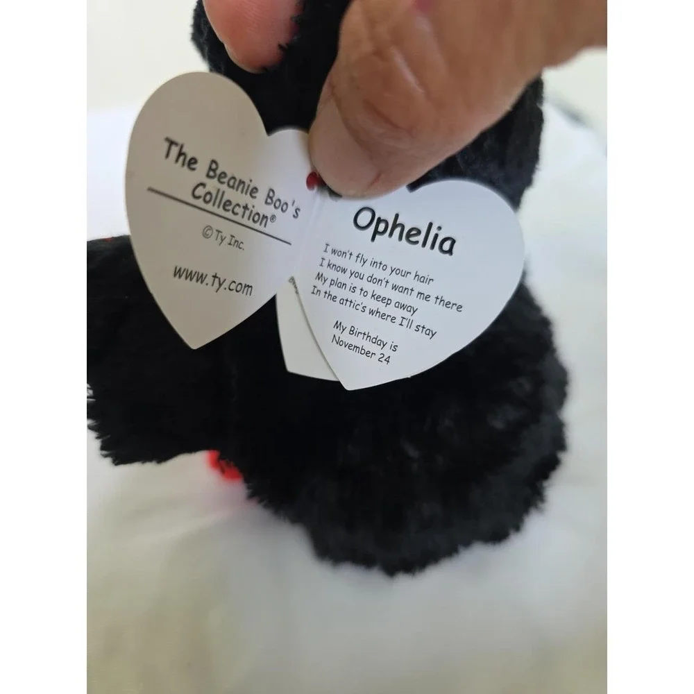 Ty Beanie Boos - OPHELIA the Halloween Black Bat (6 Inch) Plush Toy NEW 2023